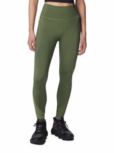 Columbia Legginsy sportowe "Cirque River™" w kolorze khaki rozmiar: L. Brązowe legginsy Columbia, l, bez wzorów, z materiału, outdoorowe. Za 122,96 zł.