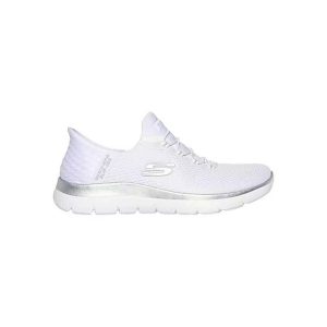 Femme SUMMITS-DIAMOND DREAM Skechers WSL 150123 Blanc Skechers. Białe buty sportowe Skechers, bez wzorów, z materiału, bez zapięcia. Za 489,00 zł.