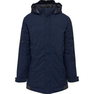 Parka dla kobiet Hummel North. Niebieskie kurtki Hummel, na jesień, xl, bez wzorów, bez kaptura. W wyprzedaży za 370,00 zł.