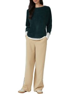 S.OLIVER RED LABEL Bluzka w kolorze ciemnozielonym rozmiar: 38. Zielone bluzki s.Oliver RED LABEL, s, bez wzorów, bez kołnierzyka, bez ramiączek. Za 108,99 zł.