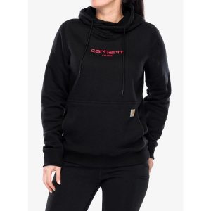 Bluza z kapturem damska Carhartt Force Lightweight Sweatshirt. Czarne bluzy CARHARTT, m, bez wzorów, z kapturem. Za 287,99 zł.