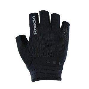 Rękawiczki rowerowe Roeckl Itamos 2. Czarne rękawiczki Roeckl, bez wzorów. Za 279,50 zł.