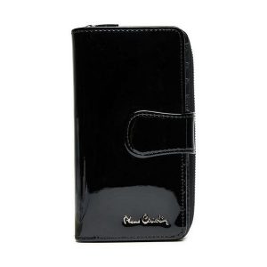 Portfel Pierre Cardin. Czarne portfele Pierre Cardin, bez wzorów. Za 89,99 zł.