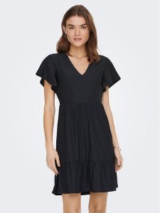 ONLY Sukienka codzienna 15289687 Granatowy Regular Fit. Niebieskie kombinezony ONLY, s, bez wzorów, z syntetyku, bez kołnierzyka, bez ramiączek. Za 89,99 zł.