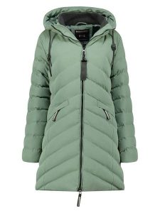 ANAPURNA Parka "Clarisana" w kolorze zielonym rozmiar: L. Zielone płaszcze ANAPURNA, l, bez wzorów, bez kaptura. Za 319,88 zł.