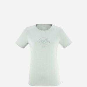 Koszulka damska z krótkim rękawem Millet Ubic Light Ts Ss W active Fit. Zielone bluzki Millet, s, bez wzorów, z meshu, sportowe, bez kołnierzyka, bez ramiączek. W wyprzedaży za 92,65 zł.