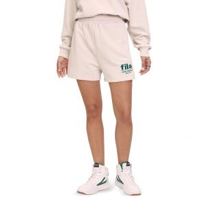 Spodenki damskie FILA Linyi. Brązowe szorty Fila, bez wzorów. Za 119,99 zł.