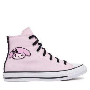 Trampki Converse. Czerwone trampki Converse, bez wzorów, bez zapięcia. Za 399,99 zł.