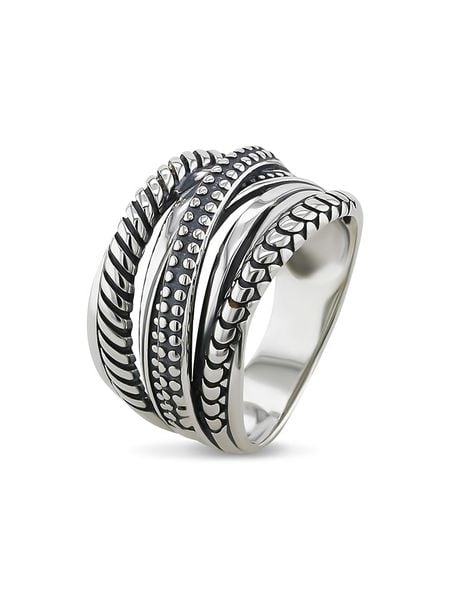 Nomad Srebrny pierścionek rozmiar: 50. Szare pierścionki Nomad, srebrne. Za 244,22 zł.