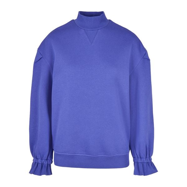 Bluza damska Urban Classics turtleneck crew. Niebieskie bluzy Urban Classics, bez wzorów, bez kaptura. Za 214,00 zł.