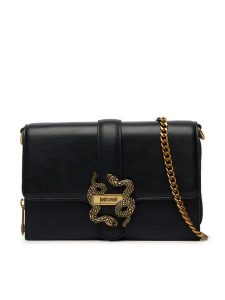 Just Cavalli Torebka 80RA5PA6 ZSA89 Czarny. Czarne torebki klasyczne Just Cavalli, bez wzorów, ze skóry, bez dodatków. Za 660,99 zł.