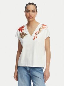 LOLA CASADEMUNT T-Shirt MS2615002 Biały Regular Fit. Białe t-shirty LOLA CASADEMUNT, s, bez wzorów, z bawełny, bez kołnierzyka, bez ramiączek. Za 290,99 zł.