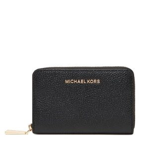 Portfel MICHAEL Michael Kors. Czarne portfele MICHAEL Michael Kors, bez wzorów. Za 369,99 zł.