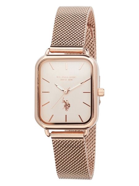 U.S. Polo Assn. Zegarek kwarcowy w kolorze złoto-kremowym rozmiar: onesize. Brązowe, analogowe zegarki U.S. Polo Assn. Za 200,60 zł.