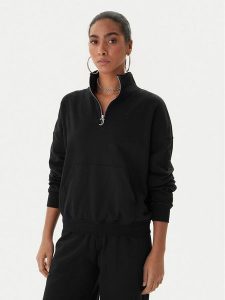 Juicy Couture Bluza Castella JCWAS225319 Czarny Oversize. Czarne bluzy Juicy Couture, xxs, bez wzorów, z syntetyku, bez kaptura. Za 399,99 zł.