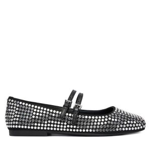 Baleriny MICHAEL Michael Kors. Czarne balerinki MICHAEL Michael Kors, bez wzorów, bez obcasa, bez zapięcia. Za 483,99 zł.