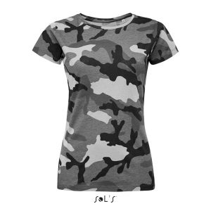 Koszulka damska Sol's Camo. Szare koszulki sportowe SOL'S, bez wzorów, bez ramiączek. Za 134,00 zł.