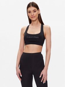 Calvin Klein Performance Biustonosz top 00GWS3K119 Czarny. Czarne biustonosze Calvin Klein Performance, bez wzorów, z syntetyku. Za 129,99 zł.