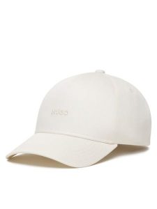 HUGO Czapka z daszkiem 50519255 Biały. Białe czapki Hugo, bez wzorów, z bawełny. Za 149,99 zł.