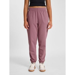 Damskie spodnie dresowe Hummel Pulse. Fioletowe spodnie dresowe Hummel, bez wzorów, z dresówki. Za 170,00 zł.