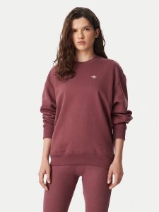 Adidas Bluza Essentials Crew Long Fleece Sweatshirt KT2279 Brązowy Regular Fit. Brązowe bluzy ADIDAS, xs, bez wzorów, z bawełny, bez kaptura. Za 219,99 zł.