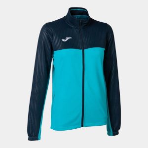 Bluza tenisowa damska Joma Montreal Full Zip. Czarne bluzy JOMA, m, bez wzorów, bez kaptura. Za 149,00 zł.