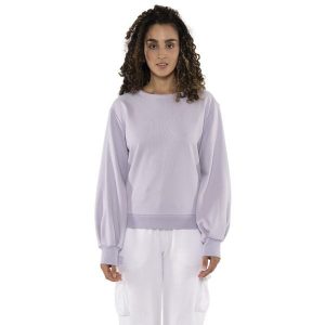 Bluza z bawełna na outdoor na co dzień. Czerwone bluzy LEONE 1947 APPAREL, bez wzorów, z bawełny, bez kaptura. W wyprzedaży za 134,57 zł.