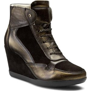 Sneakersy DOLCE PIETRO - 0853-082-01-1 Czarno/Złoty. Botki marki Dolce Pietro. W wyprzedaży za 199,00 zł.