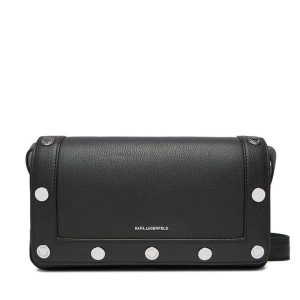 Torebka KARL LAGERFELD. Czarne torebki klasyczne KARL LAGERFELD, bez wzorów, bez dodatków. Za 669,99 zł.