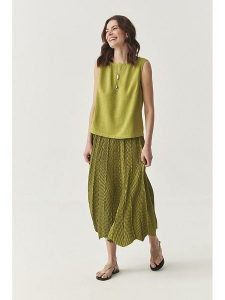 TATUUM Spódnica w kolorze zielonym rozmiar: L. Zielone spódnice Tatuum, l, bez wzorów, maxi. Za 190,63 zł.