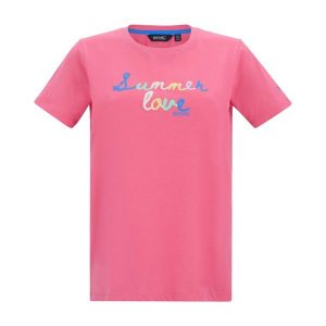 T-shirt Damski Filandra VX. Czerwone t-shirty Regatta, bez wzorów, bez kołnierzyka, bez ramiączek. Za 67,99 zł.