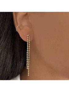 Les Favorites Pozłacana nausznica rozmiar: onesize. Żółte kolczyki Les Favorites, pozłacane. Za 56,99 zł.