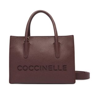 Torebka Coccinelle. Czerwone kuferki Coccinelle, bez wzorów, bez dodatków. Za 1 399,00 zł.
