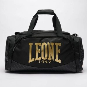 Torba sportowa Leone DNA AC966. Czarne torby podróżne i sportowe LEONE 1947, bez wzorów, z materiału. Za 229,99 zł.