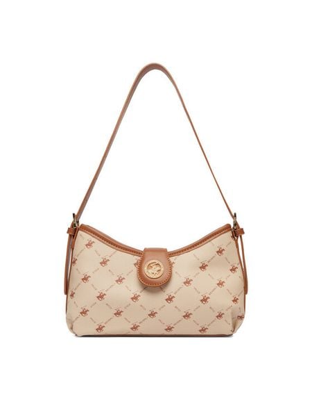 Beverly Hills Polo Club Torebka CEO-BHPC-L-015-09 Brązowy. Brązowe torebki klasyczne Beverly Hills Polo Club, bez wzorów, z materiału, bez dodatków. Za 229,99 zł.