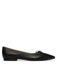 LAUREN RALPH LAUREN Baleriny 802P06376002 Czarny. Czarne balerinki Lauren Ralph Lauren, bez wzorów, ze skóry, bez obcasa, bez zapięcia. Za 471,99 zł.