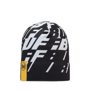 Czapka zimowa BUFF EcoStretch. Czarne czapki Buff, bez wzorów, sportowe. Za 94,99 zł.