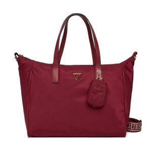 Torebka Guess. Czerwone torebki klasyczne Guess, z aplikacjami, bez dodatków. Za 639,99 zł.