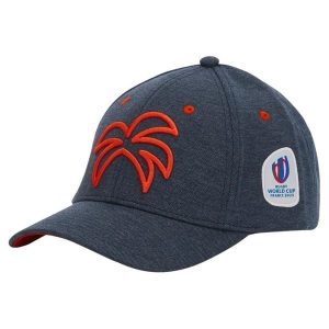 Czapka Macron RWC France 2023 Nice. Niebieskie czapki MACRON, bez wzorów, z bawełny, eleganckie. Za 128,50 zł.