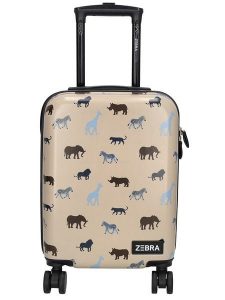 ZEBRA Walizka w kolorze beżowo-czarno-niebieskim - 32 x 46 x 22 cm rozmiar: onesize. Brązowe walizki ZEBRA, bez wzorów, z materiału. Za 173,99 zł.