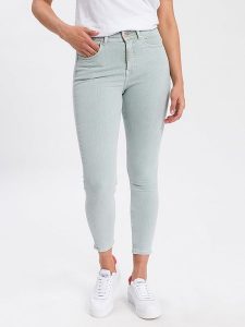 Cross Jeans Dżinsy "Judy" - Skinny fit - w kolorze błękitnym rozmiar: W33/L32. Niebieskie jeansy Cross Jeans, z aplikacjami, z jeansu, z podwyższonym stanem. Za 109,78 zł.