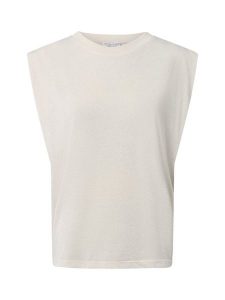 Marie Lund Koszula damska Kobiety srebrny|beżowy marmurkowy, XL. Brązowe koszule Marie Lund, xl, bez wzorów, bez kołnierzyka, bez ramiączek. Za 179,95 zł.