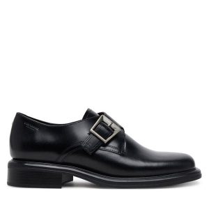Półbuty Vagabond Shoemakers. Czarne półbuty Vagabond Shoemakers, bez wzorów, bez obcasa, na płaskiej podeszwie, bez zapięcia. Za 499,99 zł.