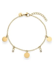 S.Oliver Bransoletka z elementami ozdobnymi rozmiar: onesize. Bransoletki s.Oliver, z cyrkonią, ze stali. Za 86,99 zł.