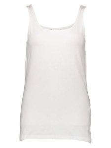 ONLY Carmakoma Top w kolorze białym rozmiar: L-50/52. Białe topy Only Carmakoma, l, bez wzorów, bez kołnierzyka, bez ramiączek. Za 48,73 zł.