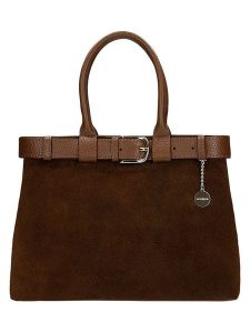 Wojas Skórzana torebka w kolorze jasnobrązowym - 38 x 22 x 10 cm rozmiar: onesize. Brązowe torebki klasyczne Wojas, bez wzorów, z materiału, przez ramię, bez dodatków. Za 319,99 zł.