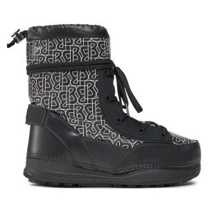 Śniegowce Bogner. Czarne buty zimowe Bogner, bez obcasa, bez zapięcia. Za 919,99 zł.