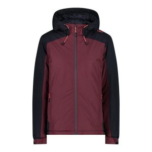 Kurtka damska turystyczna CMP 33Z1636. Czerwone kurtki CMP, xl, bez wzorów, bez kaptura. W wyprzedaży za 249,99 zł.