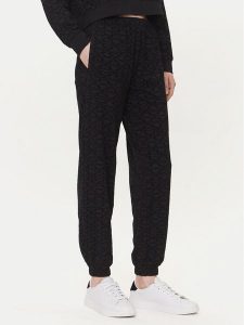 HUGO Spodnie dresowe 50545211 Czarny Regular Fit. Czarne spodnie dresowe Hugo, xxl, bez wzorów, z bawełny. Za 309,99 zł.
