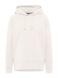 ELBSAND Bluza "Mathea" w kolorze białym rozmiar: S. Białe bluzy ELBSAND, s, bez wzorów, z kapturem. Za 162,49 zł.